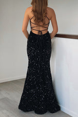 Robe De Soirée Longue À Sequins