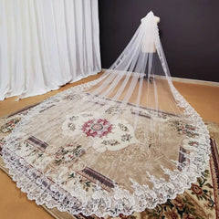 Voile de Mariage Blanc 350cm