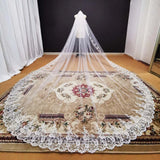 Voile de Mariage Blanc 350cm