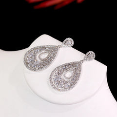 Boucle d'Oreilles Mariage Jeune Femme