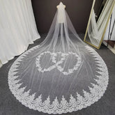 Voile de Mariage Blanc 400 cm