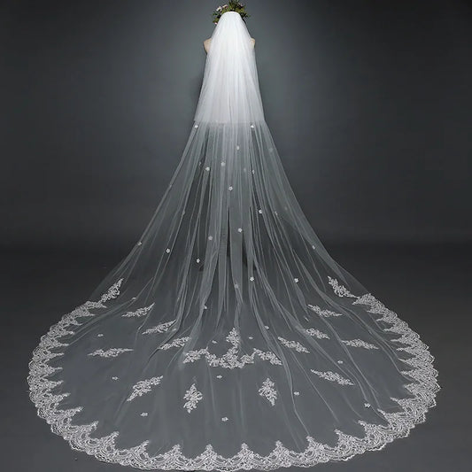 Voile de Mariée Blanche 300 cm