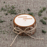 Boite à alliances en bois brut