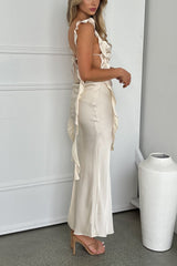 Robe De Mariée Satin Dos Nu