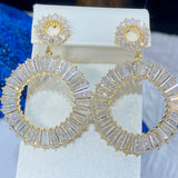 Boucle d'oreilles ronde