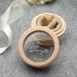 Boite à Alliances en Bois Personnalisée