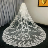 Voile de Mariée Dentelle Blanc