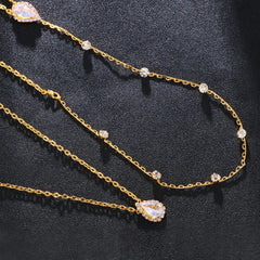 Bijou collier de dos élégance