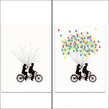 Arbre à empreinte mariage - Vélo