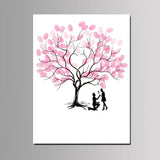 Arbre à empreinte mariage - Déclaration d'amour
