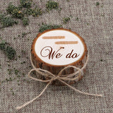 Boite à alliances en bois brut