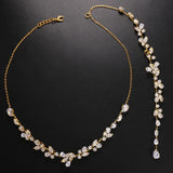 Bijou collier de dos de soirée