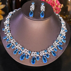 Parure Bleue de Mariage