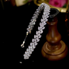 Headband Cheveux Longs avec Chignon