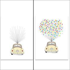 Arbre à empreinte mariage - Voiture - vue 2