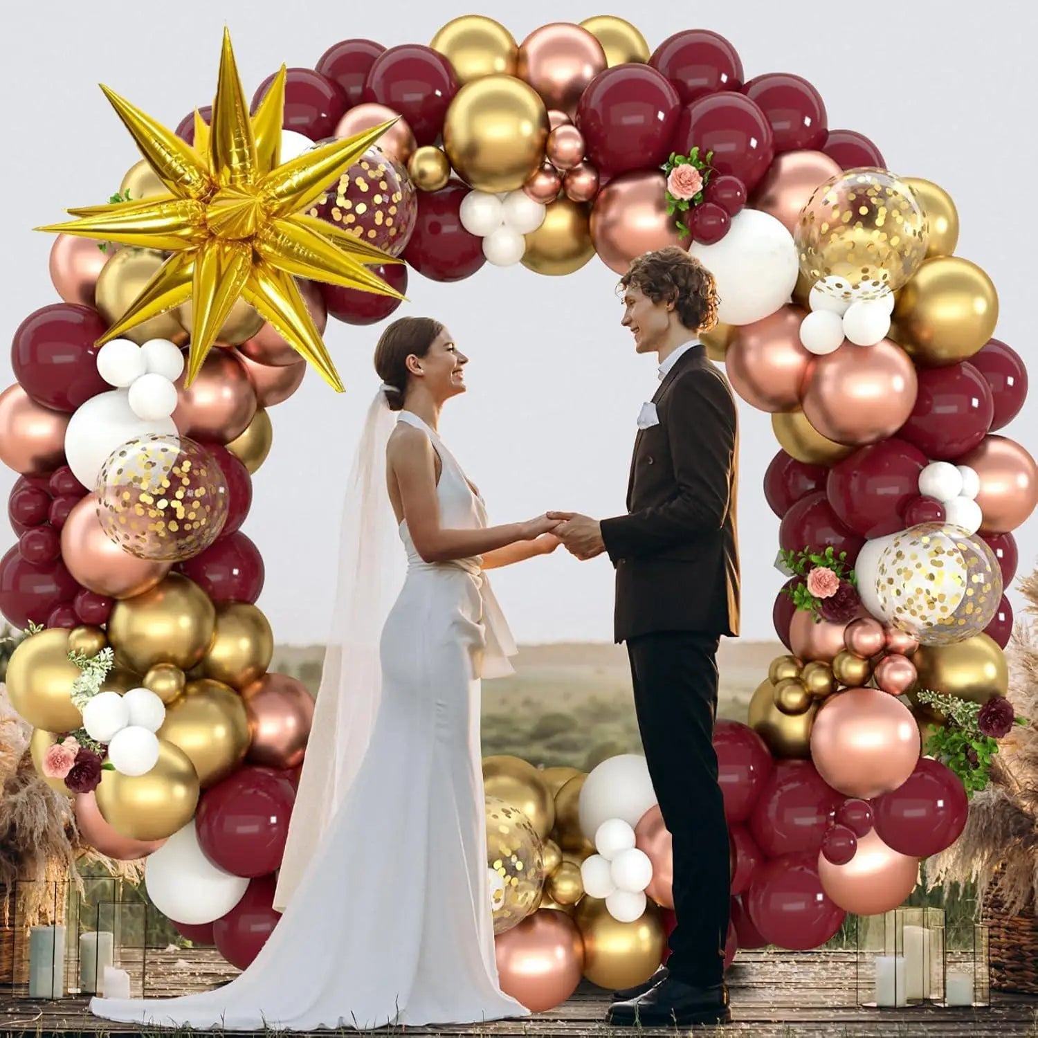 Arche de Ballon de Mariage - Multicolore - vue 2