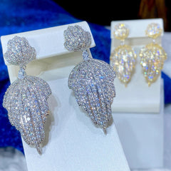 Boucle d'oreilles Crystal - vue 3