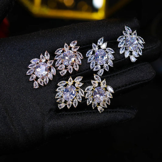 Boucle d'Oreilles Fine Mariage - vue 1