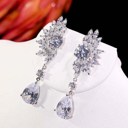 Boucle d'Oreilles Luxe Mariage - vue 1