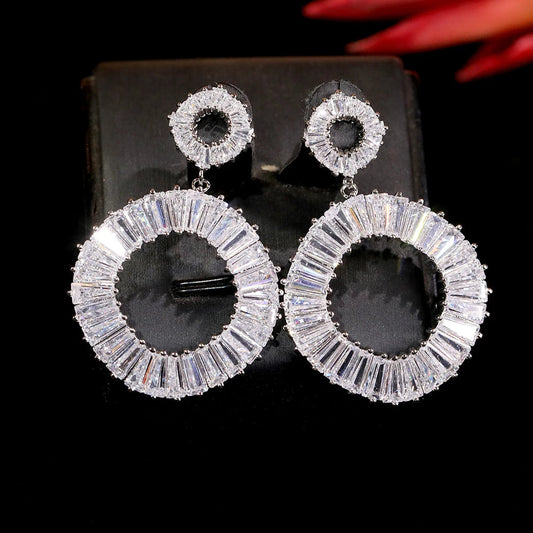 Boucle d'oreilles ronde - vue 1