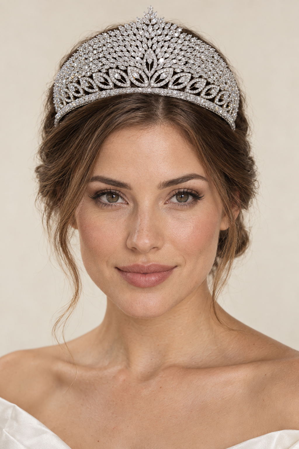 Couronne Désirée porté