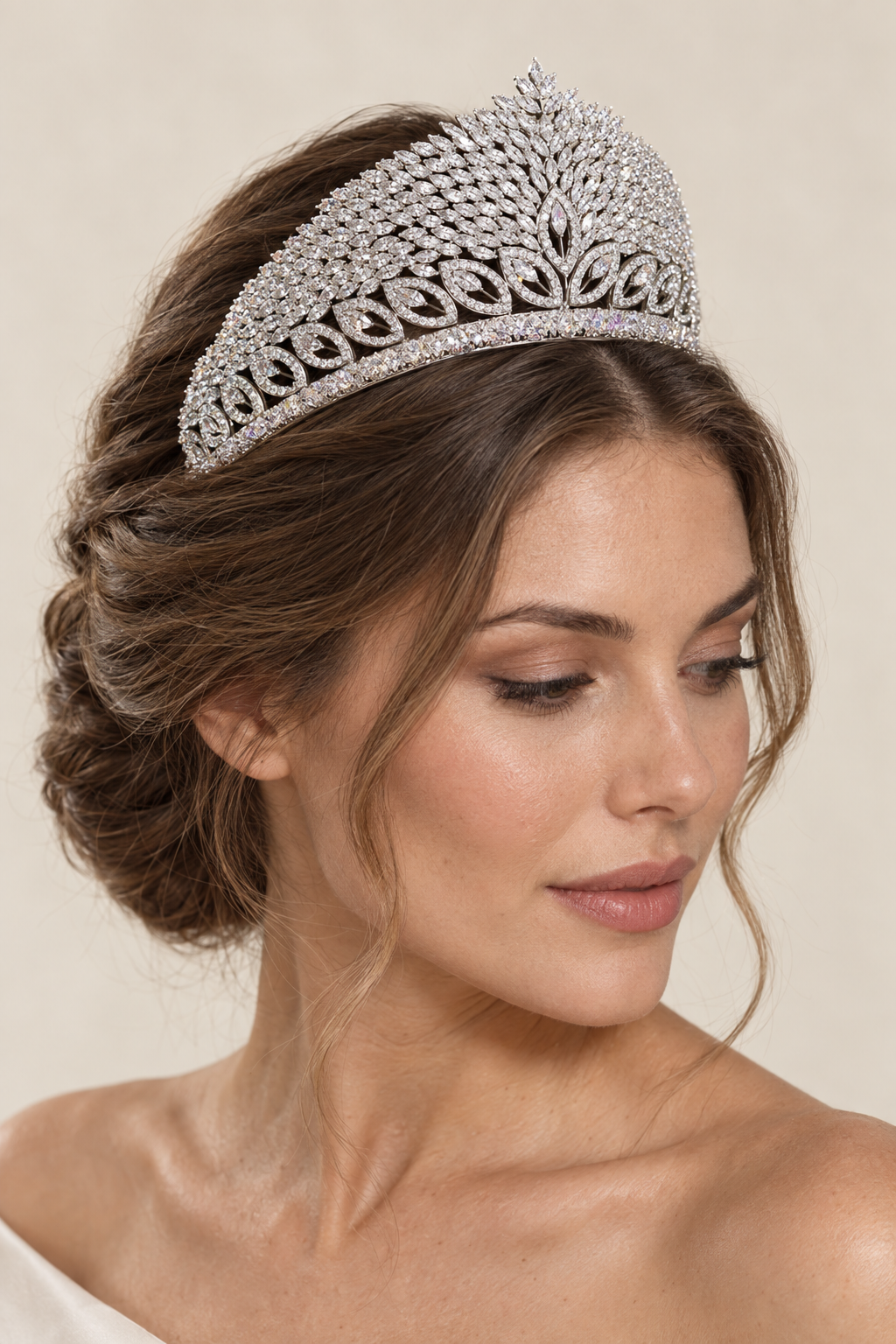 Couronne Désirée porté