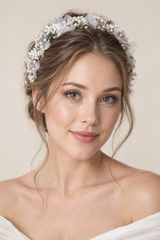 Couronne de Fleur Ariane porté