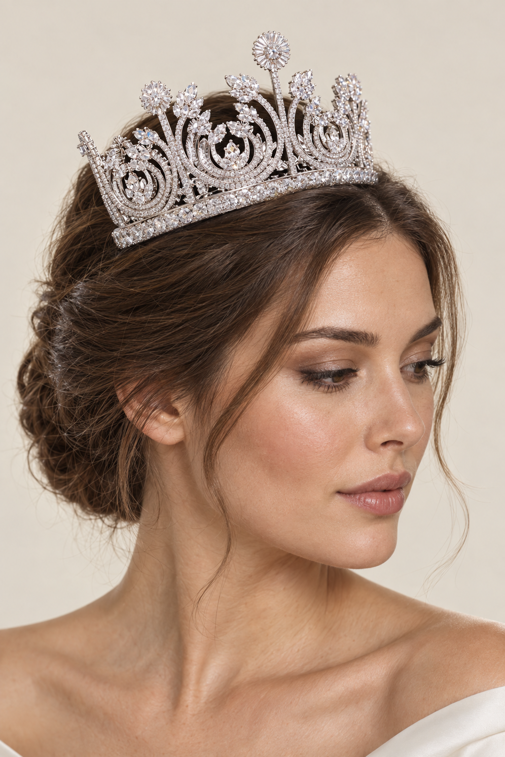 Couronne Célestine porté