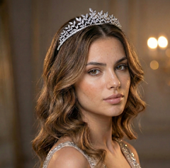 Diadème de Mariage Crystal - vue 3