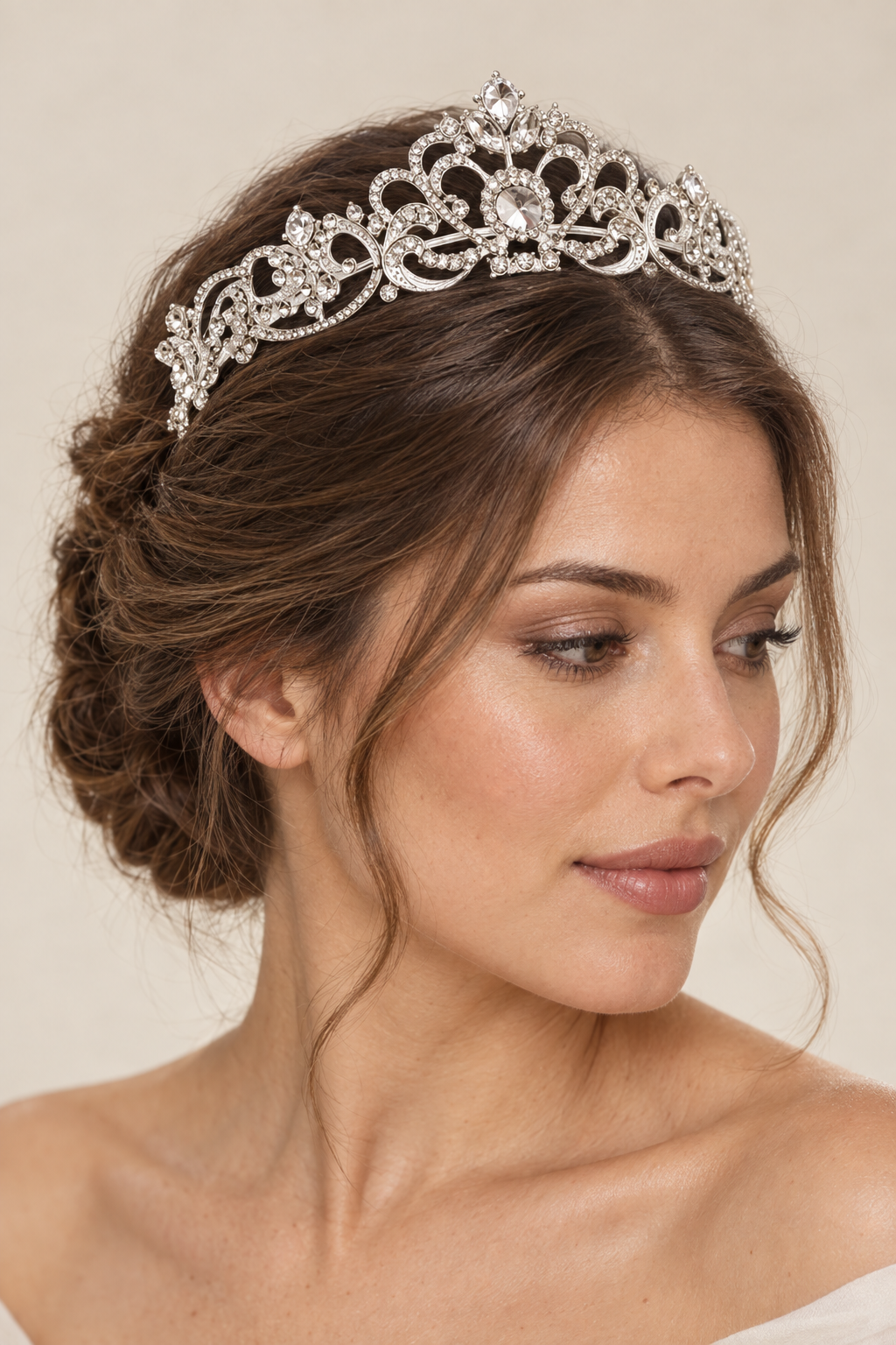 Diadème Bérengère porté