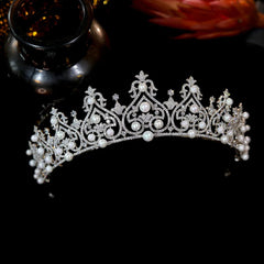 Diadème de mariée en perle - vue 3