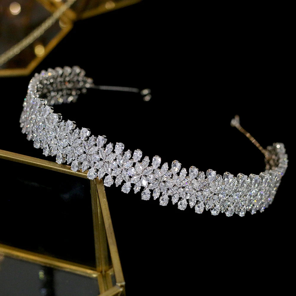 Headband Cheveux Mi-Long Mariage - vue 4