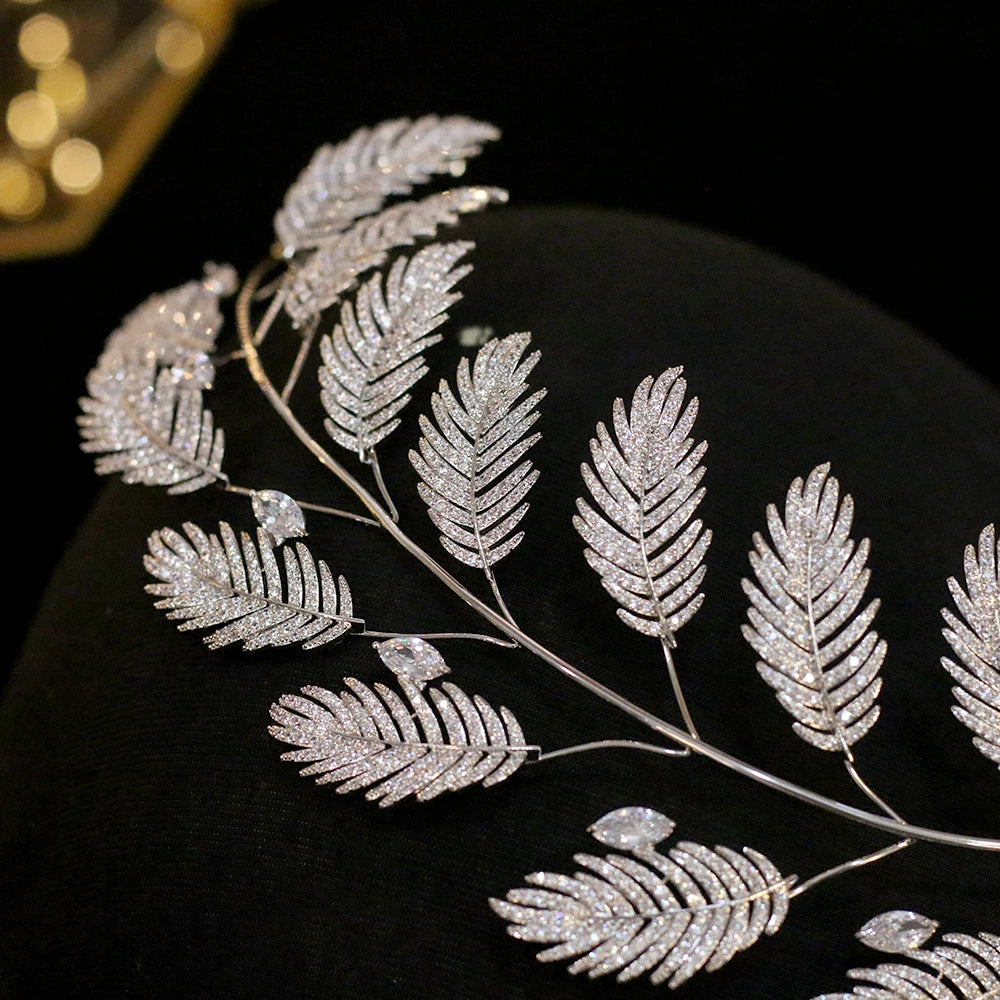 Headband Plumes Mariage - vue 4