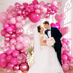 Kit de Ballon Arche de Mariage - Coeur - vue 3