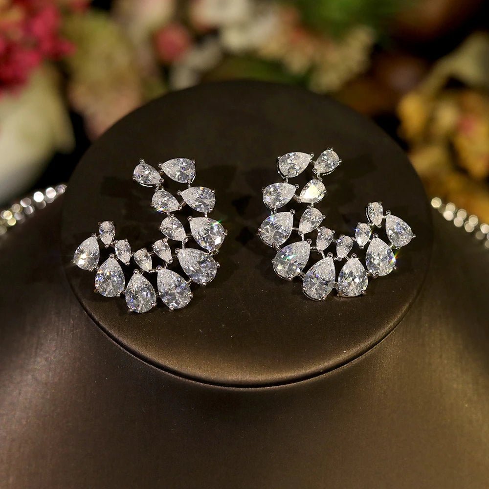 Parure Collier et Boucle d'Oreille Mariage - vue 4
