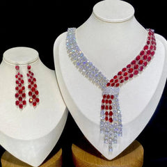 Parure Othilie Rouge