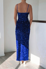 Robe De Cérémonie Velours Céleste - vue 4