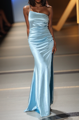 Robe De Mariée Asymétrique En Satin Elise - vue 1