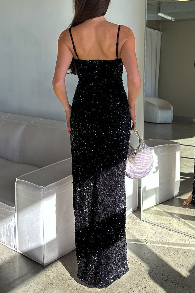 Robe De Mariée Glamour En Velours - vue 3