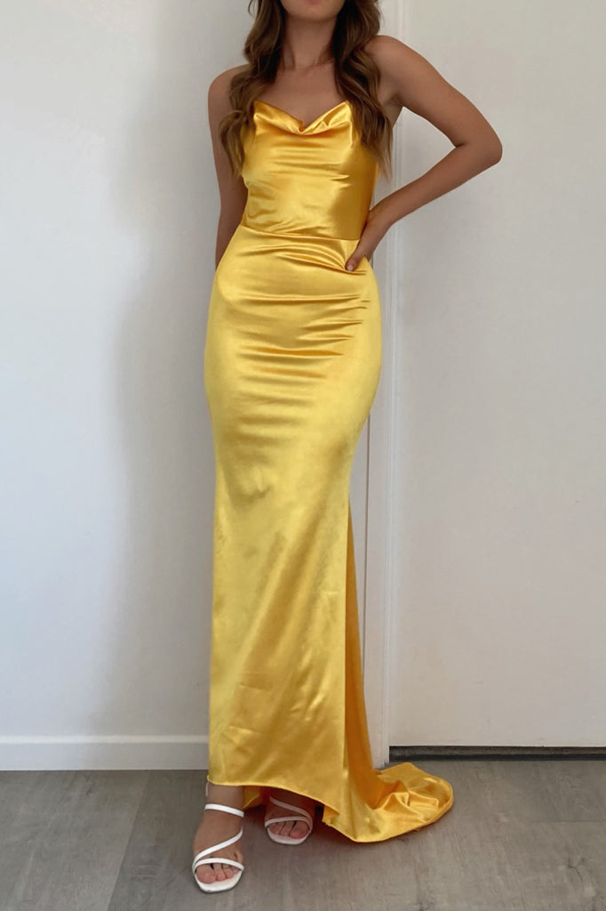 Robe De Mariée Satin Dos Nu Belinda - vue 3
