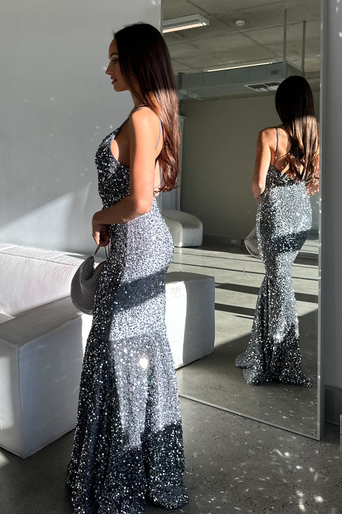 Robe De Mariée Sirène À Sequins Lanessa - vue 6