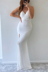 Robe De Mariée Sirène À Sequins Liana - vue 16
