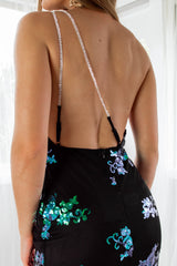 Robe De Réception Asymétrique Irisée - vue 6