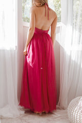 Robe Longue Halter Bohème Chic - vue 5