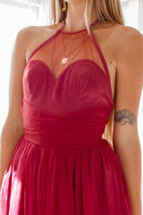 Robe Longue Halter Bohème Chic - vue 7
