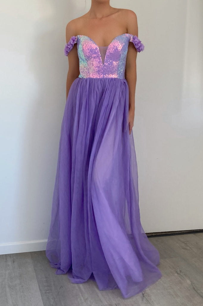 Robe Longue Pailletée Féerique - vue 5