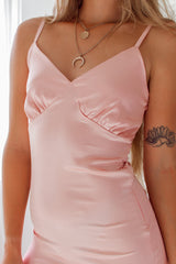 Robe Satin Blush Midi Intemporelle - vue 7