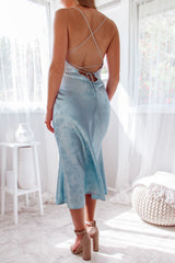 Robe Satin Dos Nu Romantique - vue 2