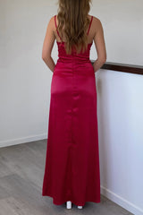 Robe Satin Fluide Romantique - vue 3
