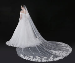 Voile de Mariage Long - 300cm - vue 4